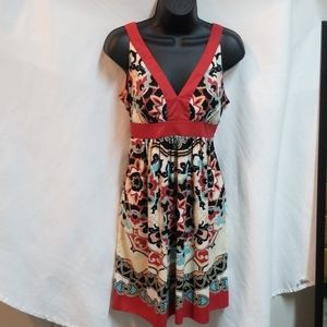 Trulli for Ann Taylor multicolor sundress 6 petite